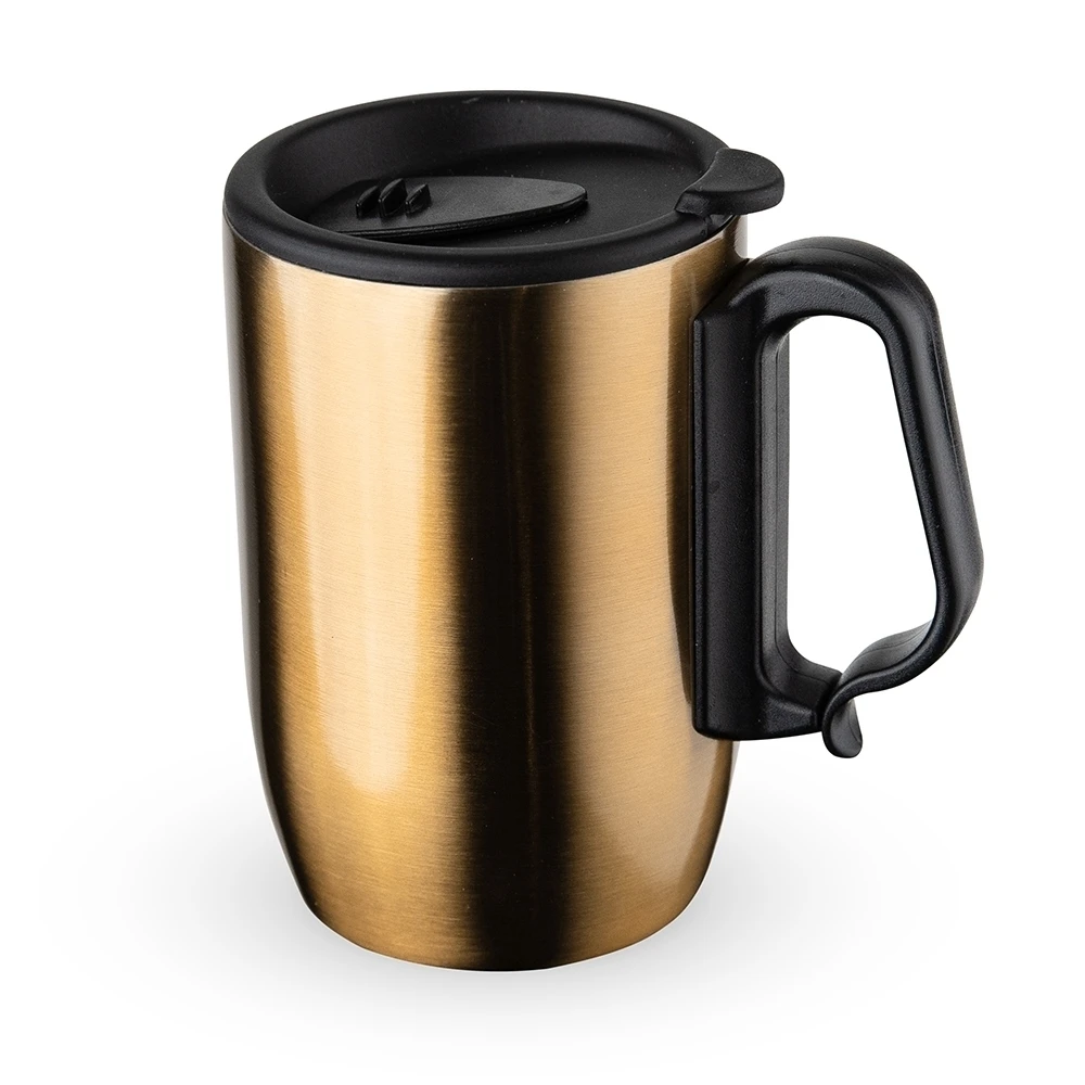 Caneca Térmica com alça 350 ml Água Café Leite Cerveja Refrigerante