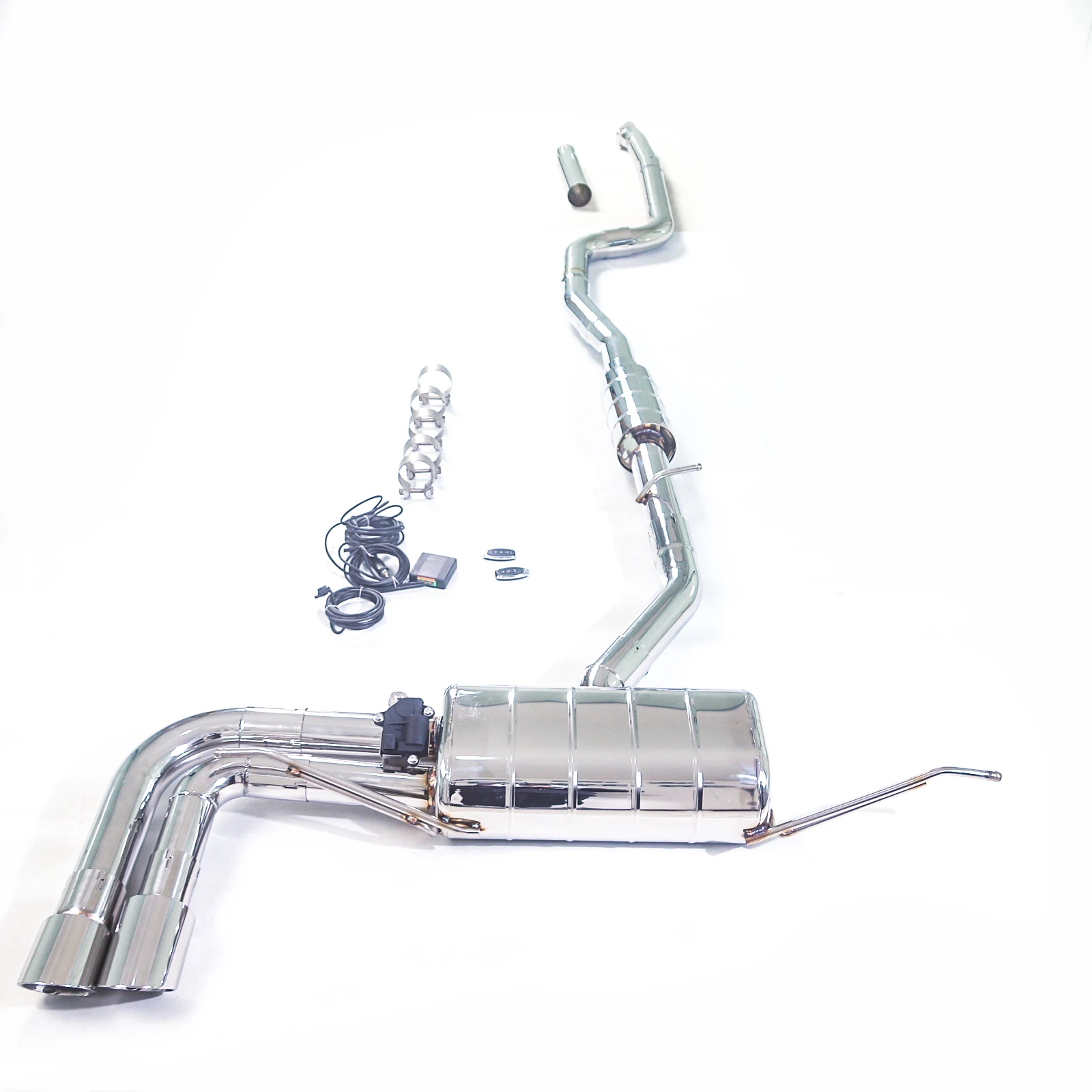 

Smart Valvetronic Catback Exhaust for BMW X3 F25 2.0T, Single Muffler with Single Electronic Valve, Remote Controlled Sound Mana
