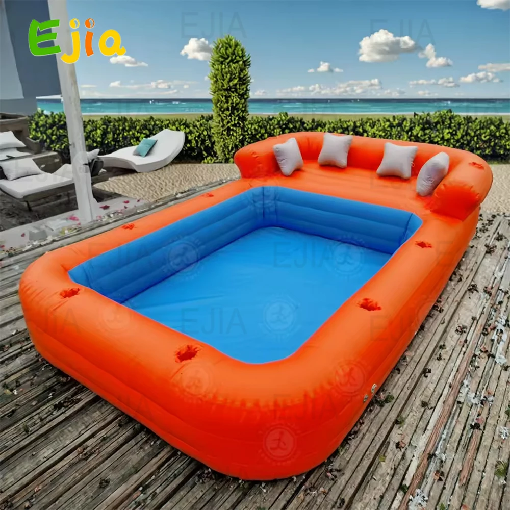 

5m Large Giant Inflatable Sofa Pool Indoor Outdoor Inflatable Swimming Pool With Soft Lounge for Summer Water Backyard Party