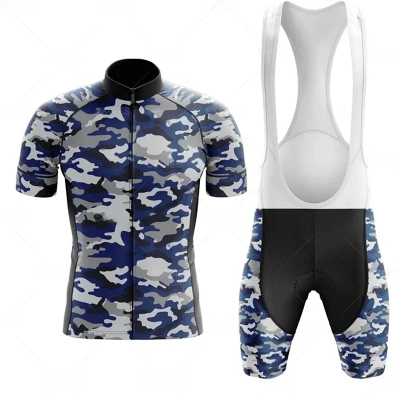 AliExpress RAUDAX Camouflage Cycling Jersey Set for Men, Team Mountain Bicycle, Bike Clothing, Short Sleeve Suit, Training Breathable Race Uniform