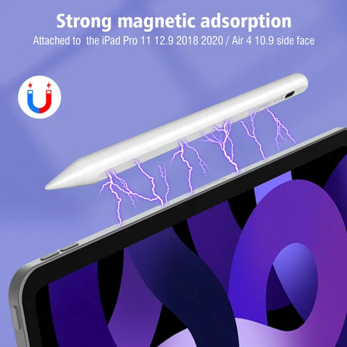 Imagen 2 del producto Lápiz stylus con rechazo de Palma y Sensor de inclinación para iPad, funda para apple Pencil 2, 2022, 2021, 2020, 2019, 2018 Pro Air