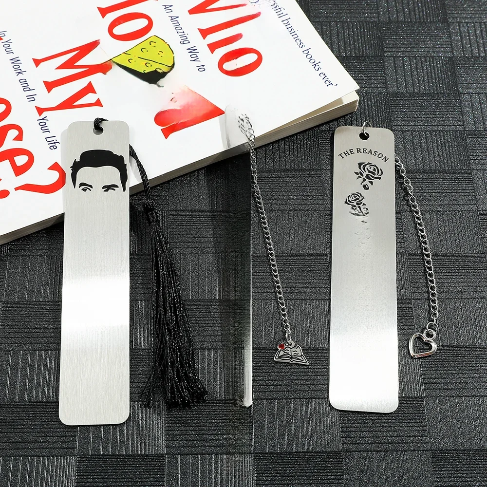 Marque-page en métal personnalisé pour les amateurs de livres, j'essaie très dur, ne pas être allergique avec des personnes en ce moment