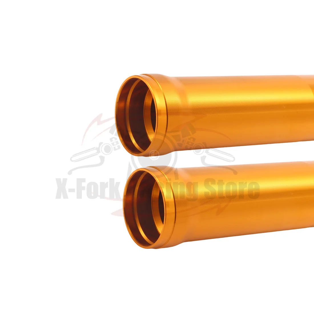 483mm Front Fork Outer Tubes Pipes For Harley Davidson XR1200 2008 2009 2010 Shock Absorber Pipes Stanchions Aluminum Gold/Black