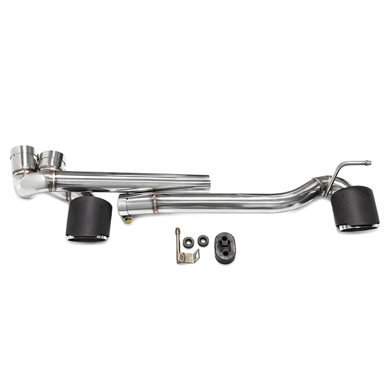 335i Style Dubbele Uitlaatpijp voor BMW E90 E92 323i 325i 330i Benzine Twin Tips naar Dubbele Uitlaat Upgrade RVS Uitlaatpijp