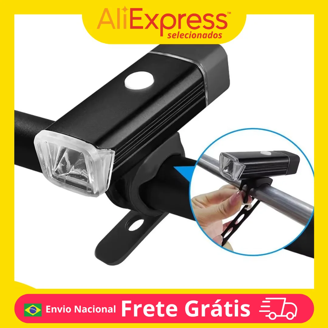 Bicycle Ultra LED Light E-Headlight Bicycle Front Light Waterproof USB Rechargeable Cycling Bike Flashlight Headlight