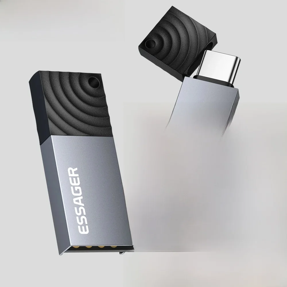 Essager 2-in-1 TF SD-Kartenleser USB 2.0 Speicherkartenadapter Smart High Speed Kartenleser Konverter für PC Laptop Zubehör