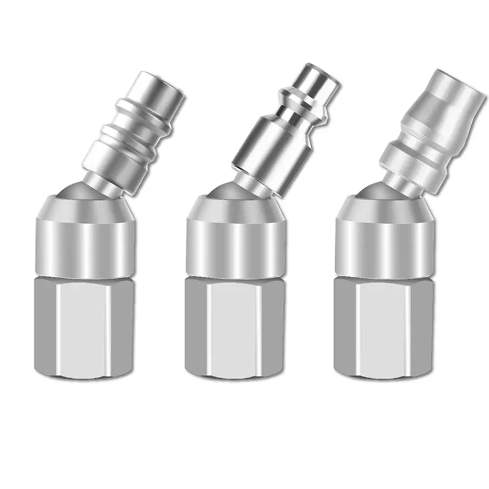 Connecteur universel pour pistolet de pulvérisation, 360 connexions rapides, style européen, raccord rapide, tuyau d'air mâle, coupleur rapide, air Fitti