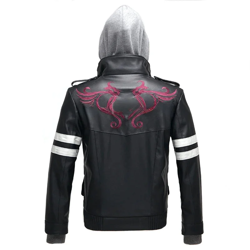 Hohe Qualität Neue Prototype Alex Mercer Cosplay Kostüm Gestickte Jacke PU Leder Mantel Halloween Kostüme für Frauen/Männer S-4XL