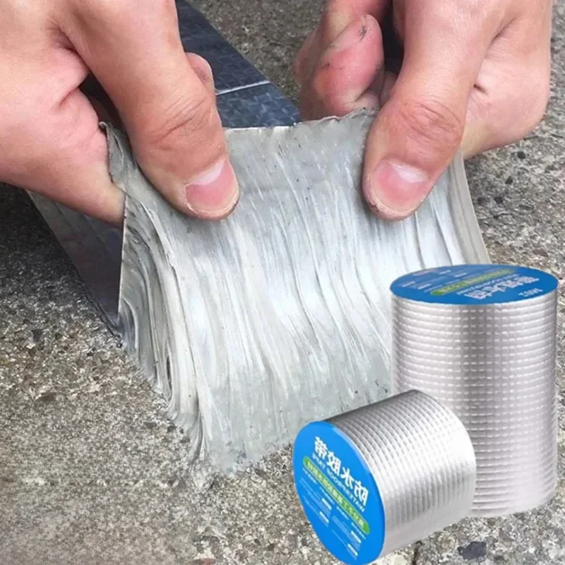 Ruban adhésif Super étanche, ruban d'étanchéité en butyle, réparation de toit, mastic adhésif scellé, ruban de fixation de conduit, tuyau d'arrosage, arrêt des fuites