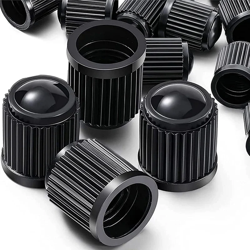 AliExpress AULLP 20PCS Car Tire Valve Plastic Black Bike Tyre Valve Caps O Rubber Ring Covers Dome Shape Dust Valve