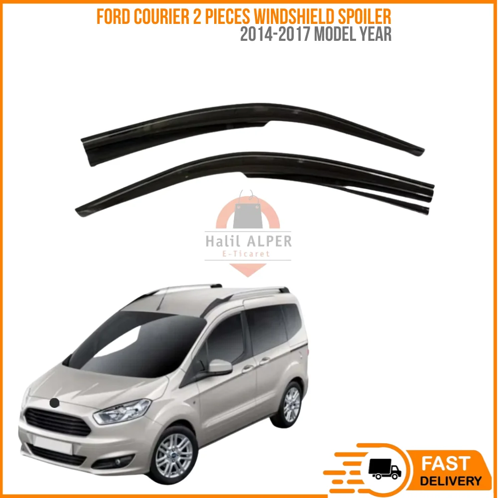 

Ford Courier 2014-2017 2 Pieces Windshield Spoiler car rain protection fast shipping-Free Shipping