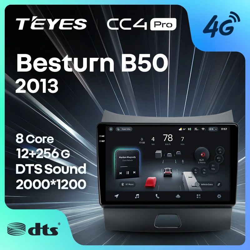 

TEYES CC4 PRO For FAW Besturn B50 2013 CarPlay Radio Multimedia Stereo Car play Android Auto 2DIN Autoradio
