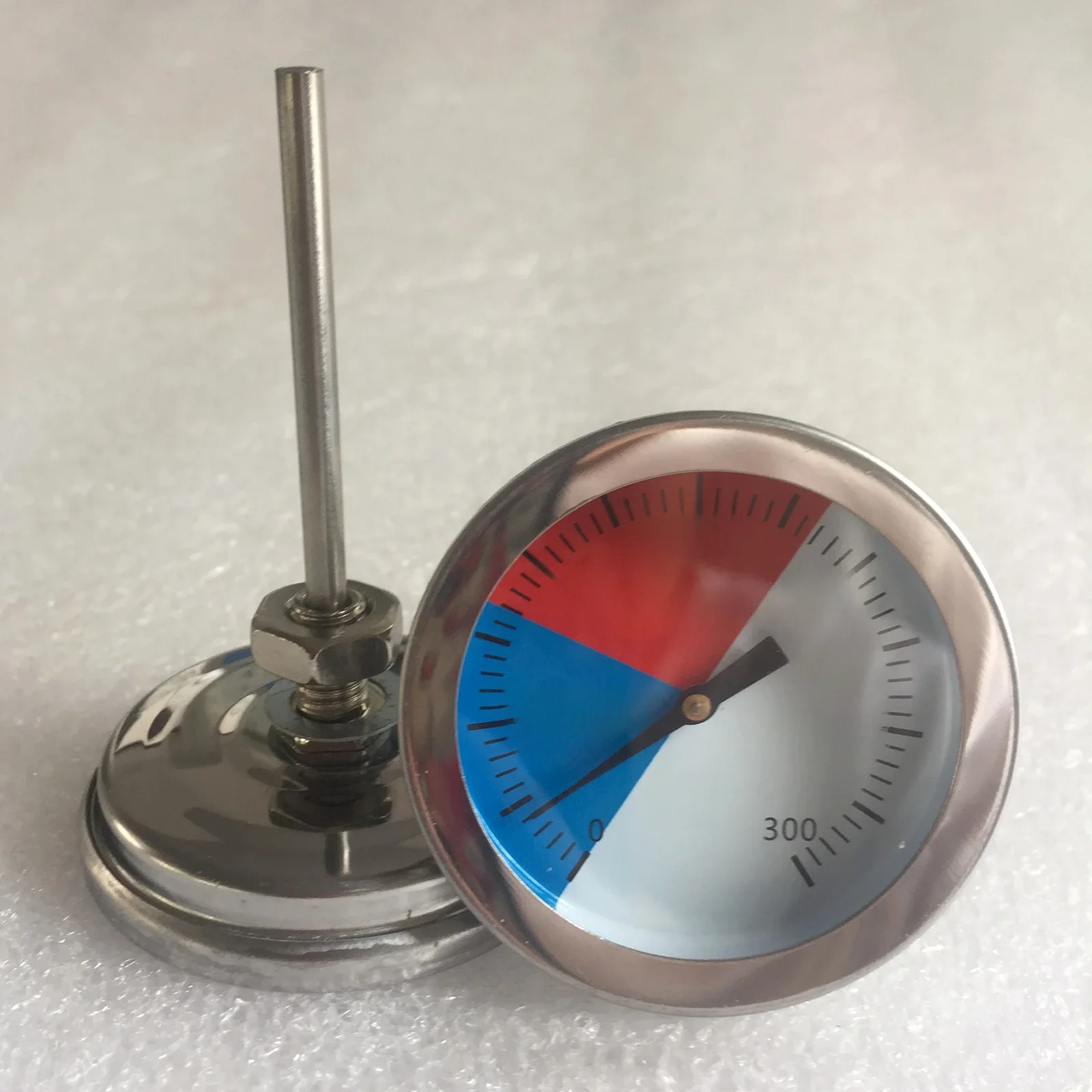 Therye.com en acier inoxydable pour four de Louvain, barbecue, instruments thermiques, jauge de température de 52mm, cuisson de cuisine, 300 °C