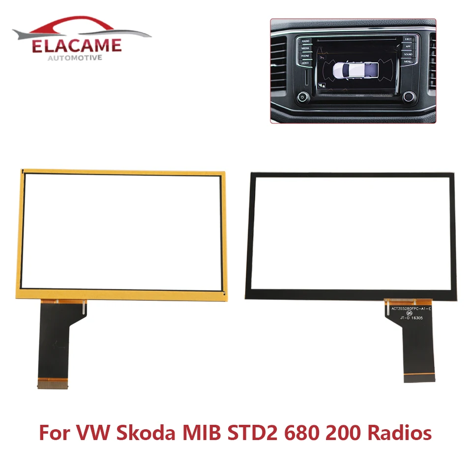 1/3PC Single Layer 6.5inch 40 Pins Touch-Screen For TDO-WVGA0633F00045/39/36 VW MIB STD2 200 682 680 Series Car Multimedia Parts