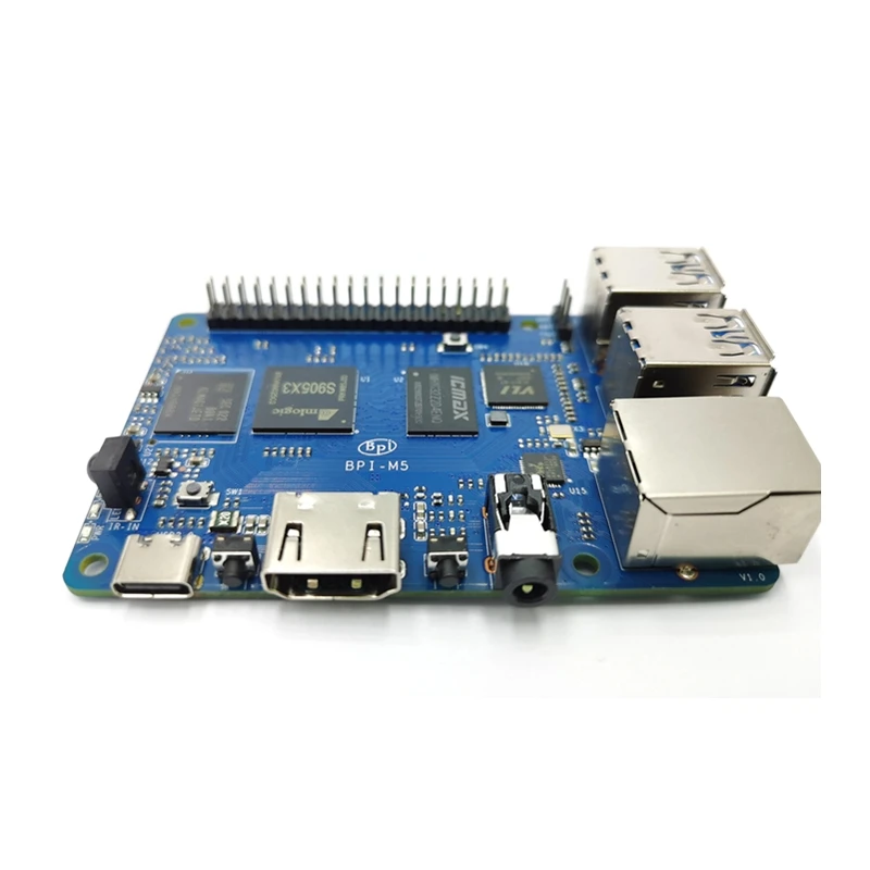 

Флэш-память Banana Pi BPI-M5,4 Гб LPDDR4 + 16 Гб EMMC, одно поколение компьютера Amlogic S905X3, Запуск Android, Linux OS