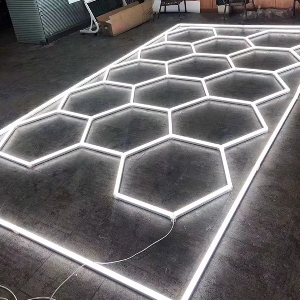 مسدس LED الإضاءة ضوء السقف أنبوب العسل ل BarberShop سيارة المرآب ورشة عمل السيارات الجسم إصلاح مصباح ليد 6500K #1