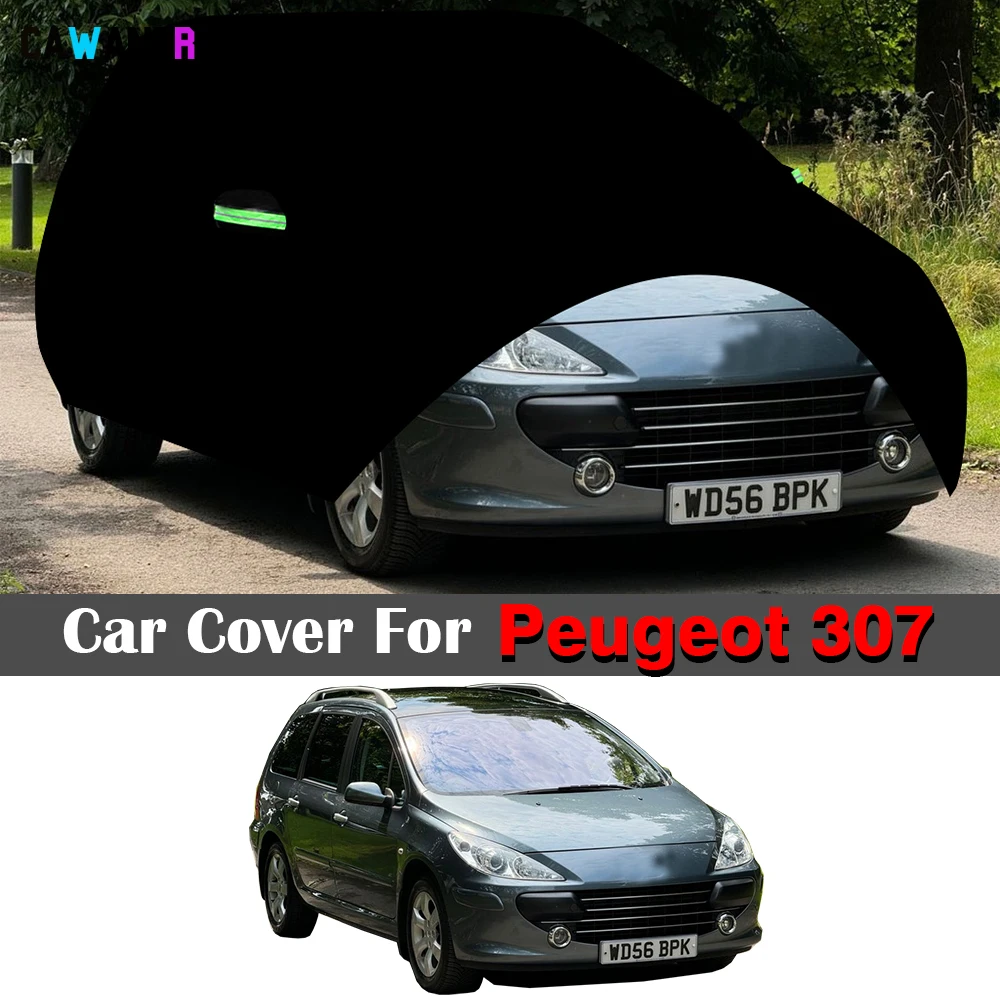 

Car Cover Waterproof Sun Rain Snow Wind Prevent Auto Cover For Peugeot 307 CC Sedan Hatchback Wagon Coupe Cabriolet 2001-2014