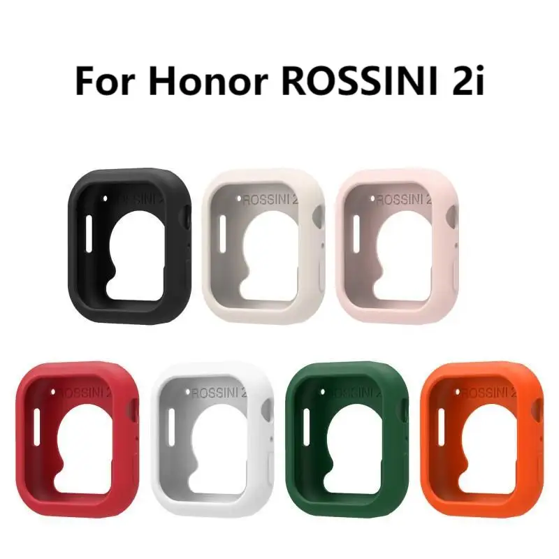 Soft Silicone Hollow Case for Honor ROSSINI 2i  Smart Watch Strap Soft Protective Bumper Protector for ROSSINI 2i Accessories
