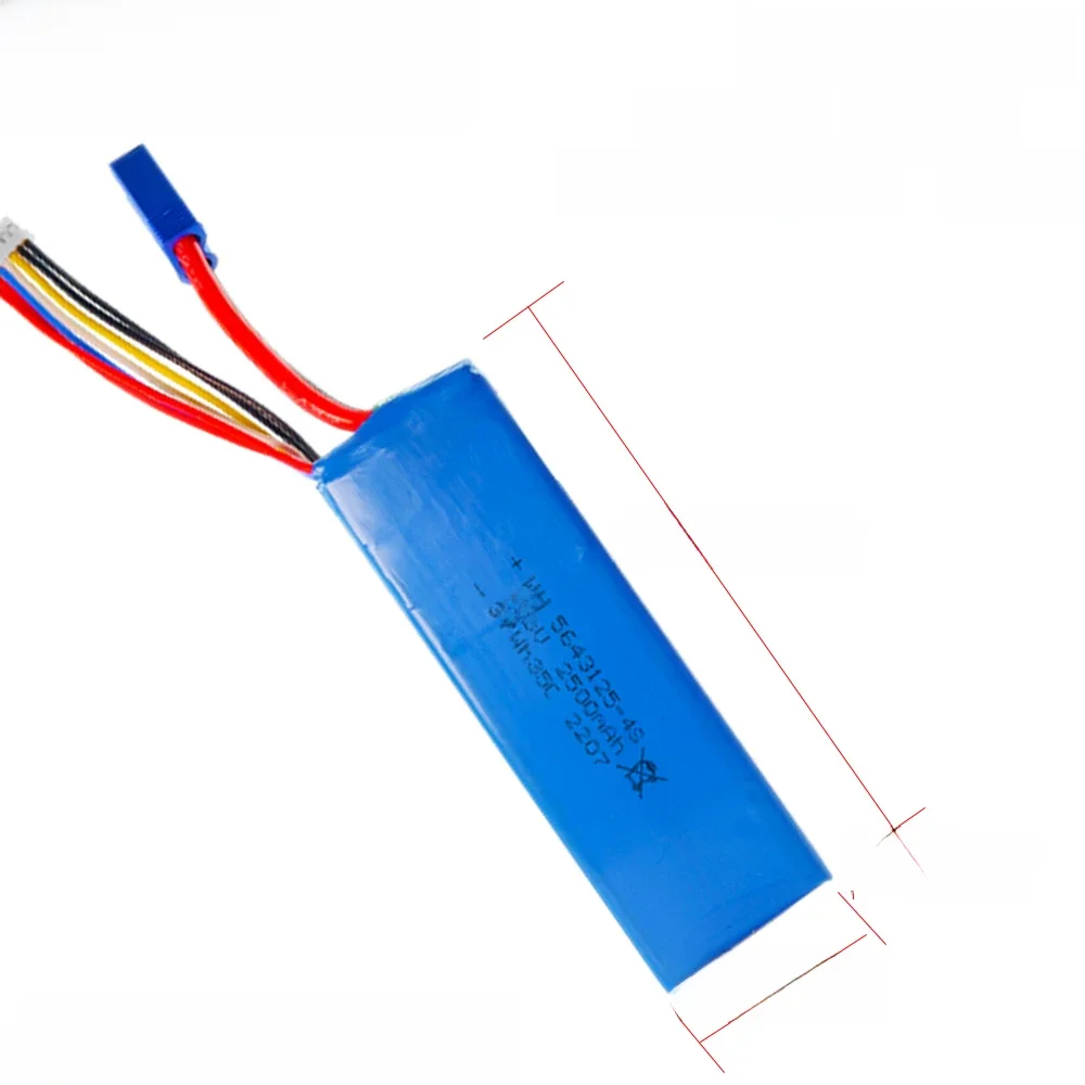 14.8V Li polymer Lithium Battery pack 35C High rate 5643126 2500mah For emergency start battery car ignition 22.4*43*131mm