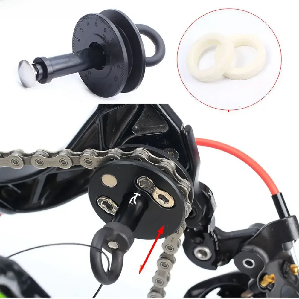 AliExpress Bike Chain Clean Keeper Tool With Quick Release Lever For Barrel/12mm Bucket Shaft Frame Bicycle