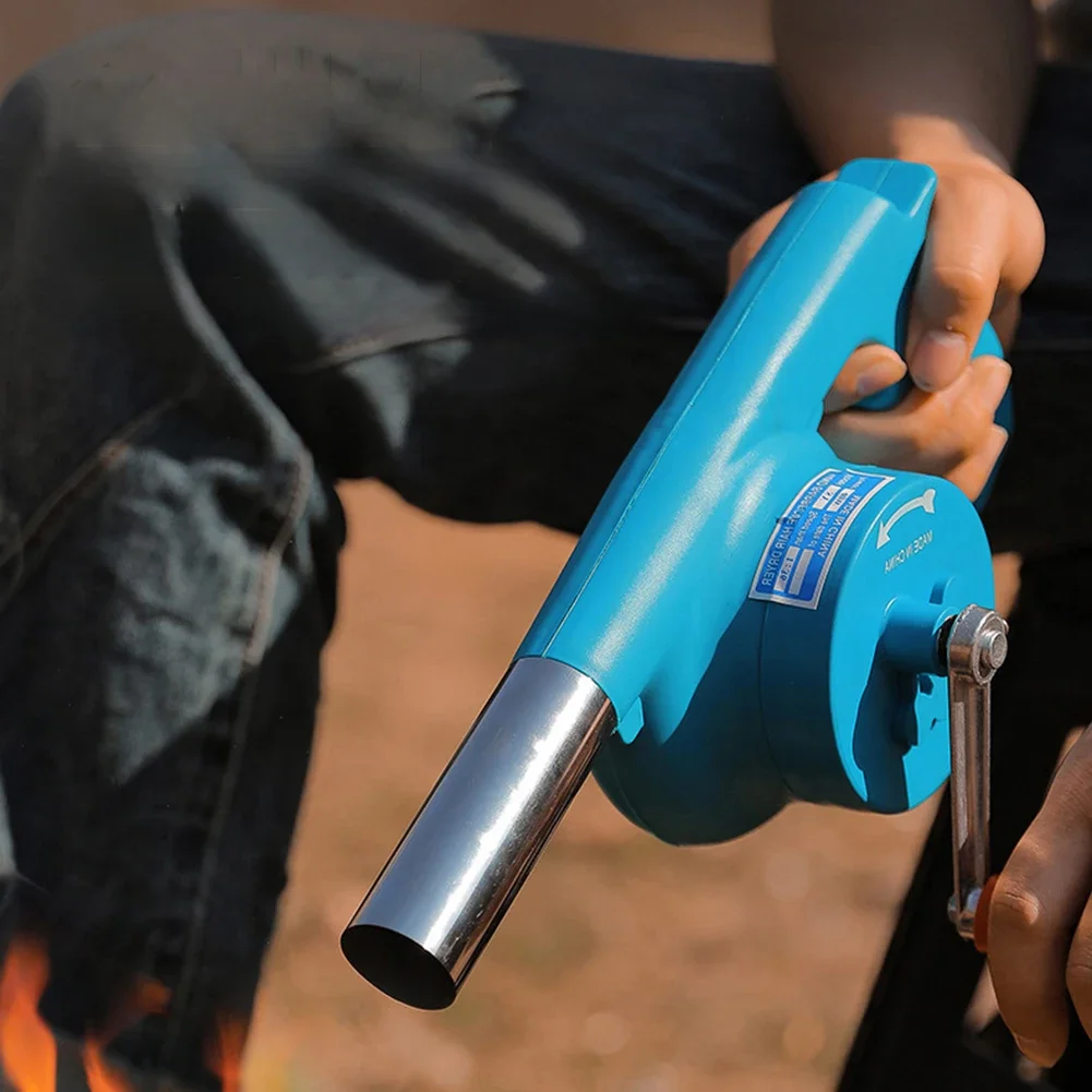 Ventilateur de barbecue de cuisine en plein air, manivelle légère, souffleur d'air, gril de pique-nique, réchaud de camping, accessoires, démarreur de feu rapide
