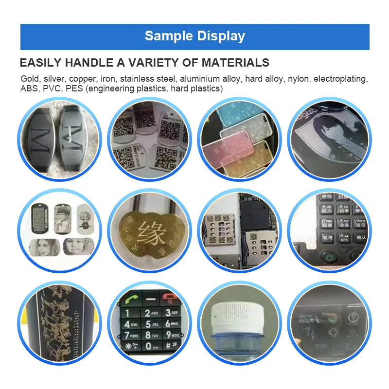 Mini Fiber Laser Marking Engraving Machine