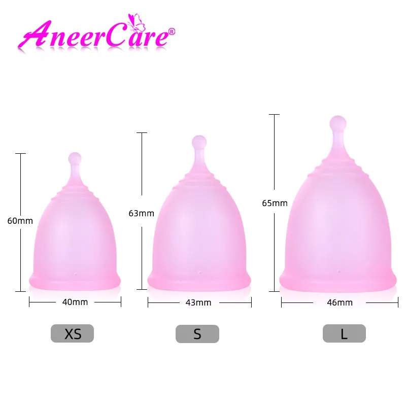 Women Menstrual Cup Medical Grade Silicone Feminine Period Cup Hygiene Copa Menstrual de Silicone Medica Reusable Menstrual Cup.