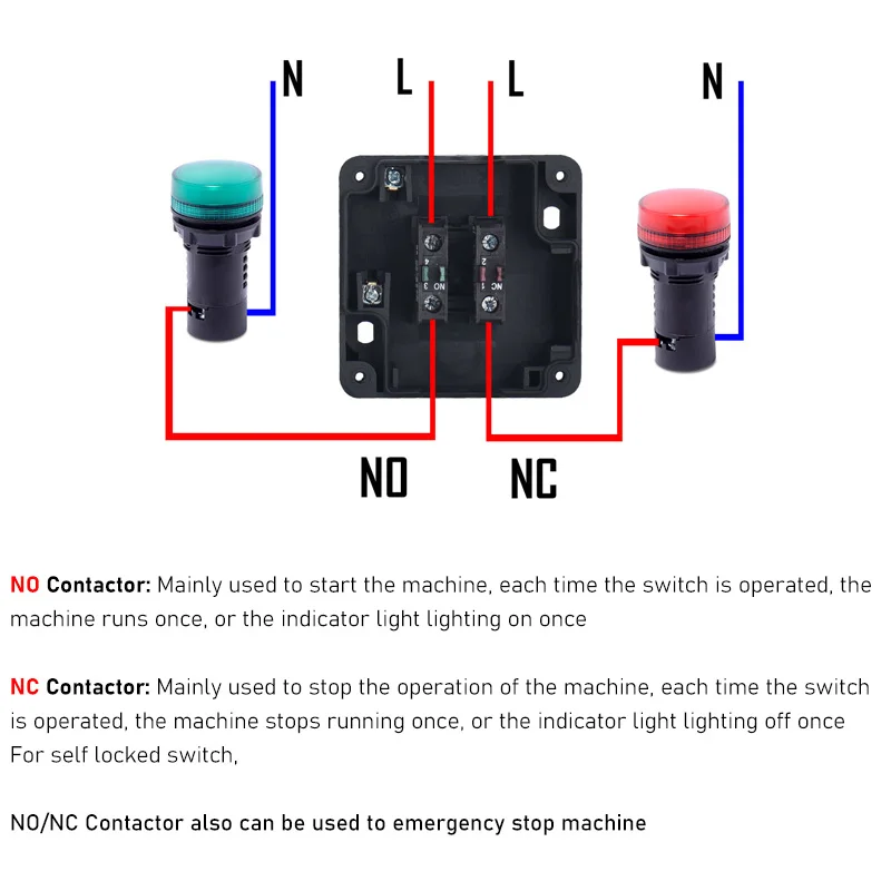 Pedal Switch IP67 Watproof Responder Switch AC/DC Emergency Stop Button Handle Foot Push Self Reset Locked NO/NC Start Contactor