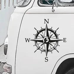 Compass Adventure Vinyl Stickers Styling Full Body RV  Camper Van Motorhome Caravan Decals Auto Tunning Accessories