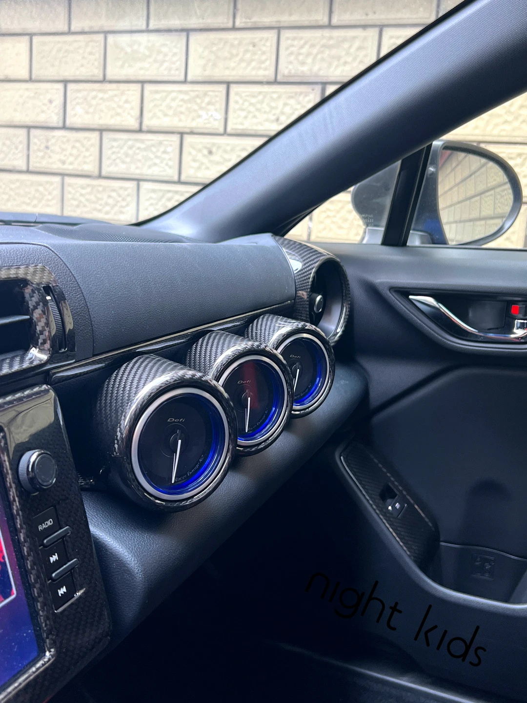 Suitable for Toyota GR86 Subaru BRZ Modified Carbon Fiber Racing Meter Panel, LHD FA24 ZN8ZD8 Carbon Fiber Accessories