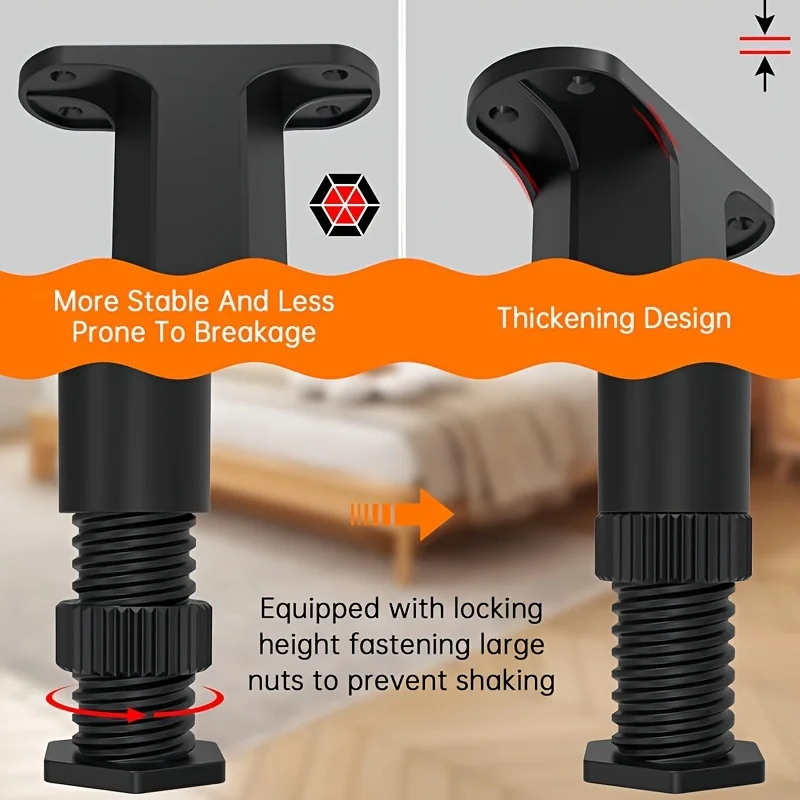 Adjustable Bed Frame Support Legs,5.31