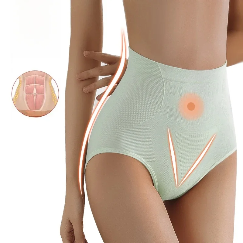Slip façonnant taille haute pour femmes, respirant, modelant le corps, sous-vêtement amincissant, contrôle des fesses, Lingerie féminine, culotte 5 couleurs