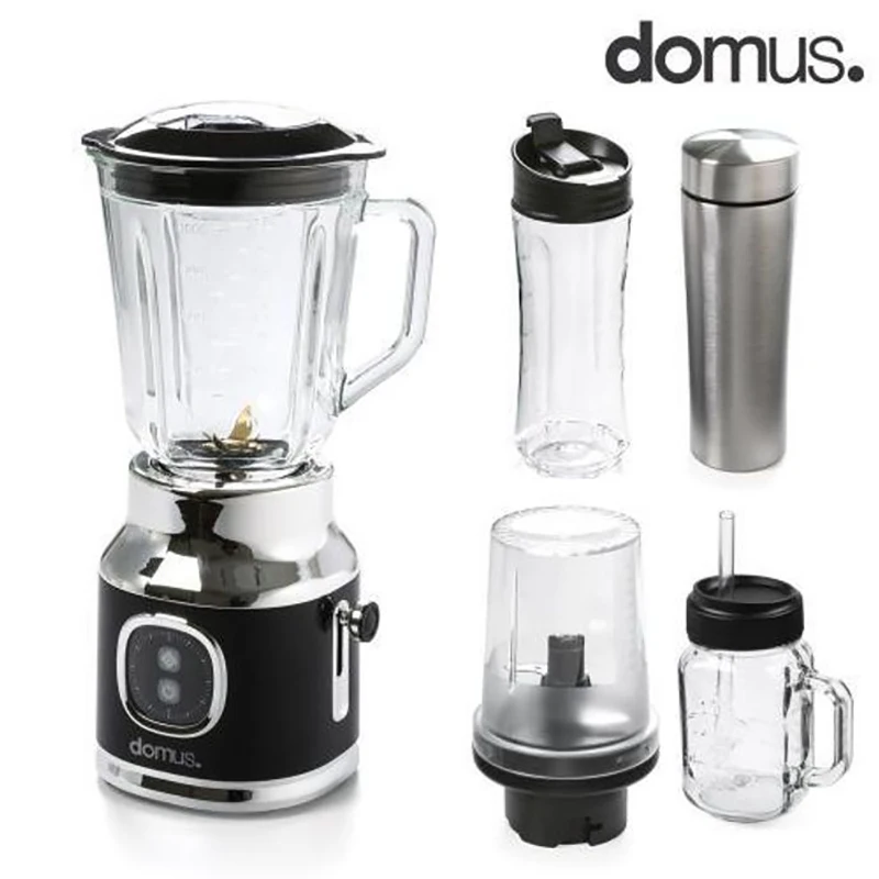 خلاط كهربائي من Domus ، خلاط ، خلاط ، عصارة ، فواكه ، خضروات ، عصير ، 5 مجموعات