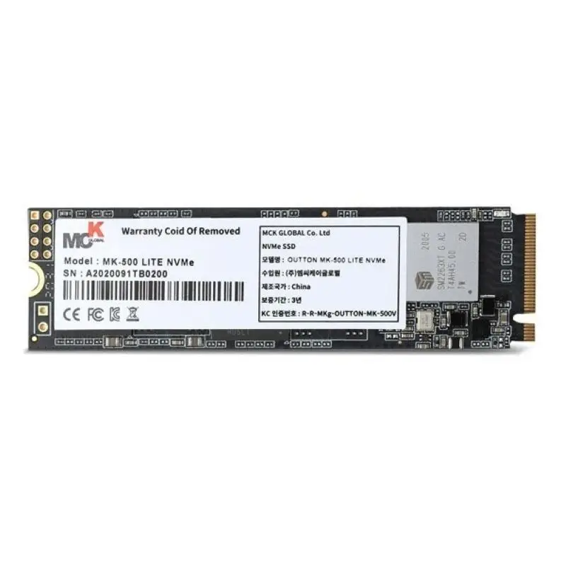 MCK Global OUTTON MK-500 LITE M.2 NVMe (512GB)