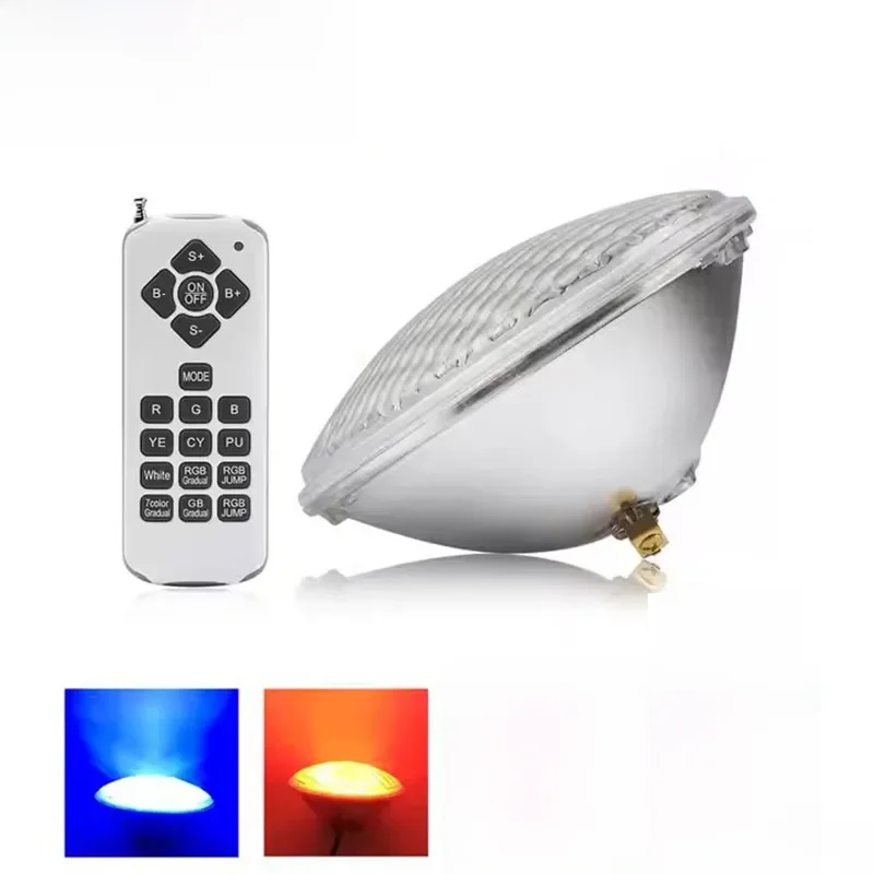 12V piscines natation extérieure IP68 PAR56 lumière 18W 35W 54W lampe sous-marine piscine lumière RGB télécommande décoration de la maison