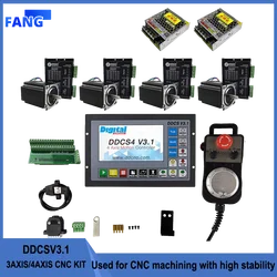 cnc kit ddcsv3.1 3/4-axis motion control system Nema 23/57 driver and motor  Leadshine motor driver kit