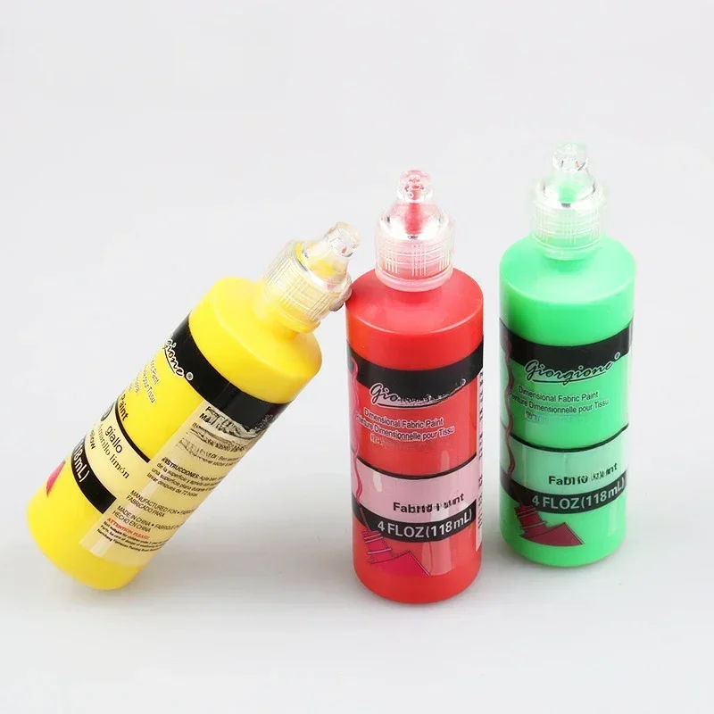 Jednokolorowy pigment akrylowy 3D trójwymiarowy pigment ręcznie robiony DIY ręcznie rysowane malowanie Graffiti pigment tekstylny — zdjęcie produktu 7