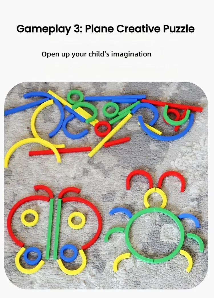 Montessori Spiegel Puzzle Spielzeug für Kinder Holz Frühe Pädagogische Spielzeug Logisches Denken Raum Training Gehirn Spiel Reise Spielzeug Geschenke – Detail 13