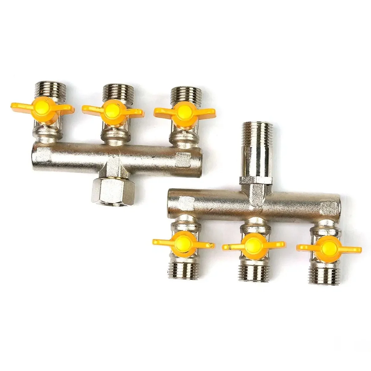 Vanne de gaz naturel en forme de E DN15, boule d'eau chaude, combinaisons d'interface rotatives, maison jardin