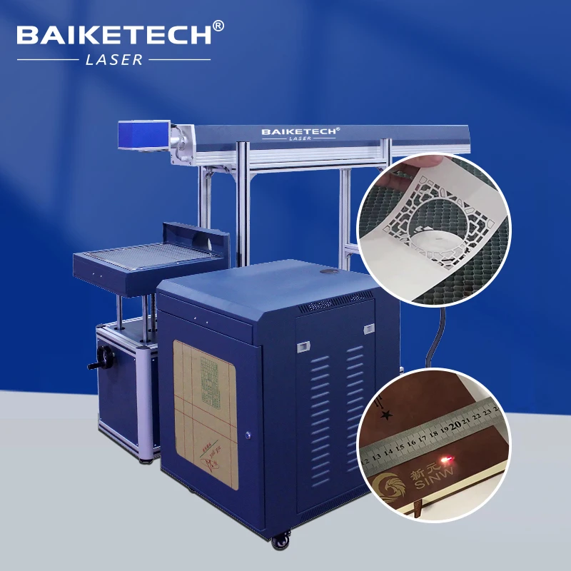 Commercial‑grade  CO2 Laser Marking Machine 150W Portable Design Engraving Speed For Craft Label Engraving