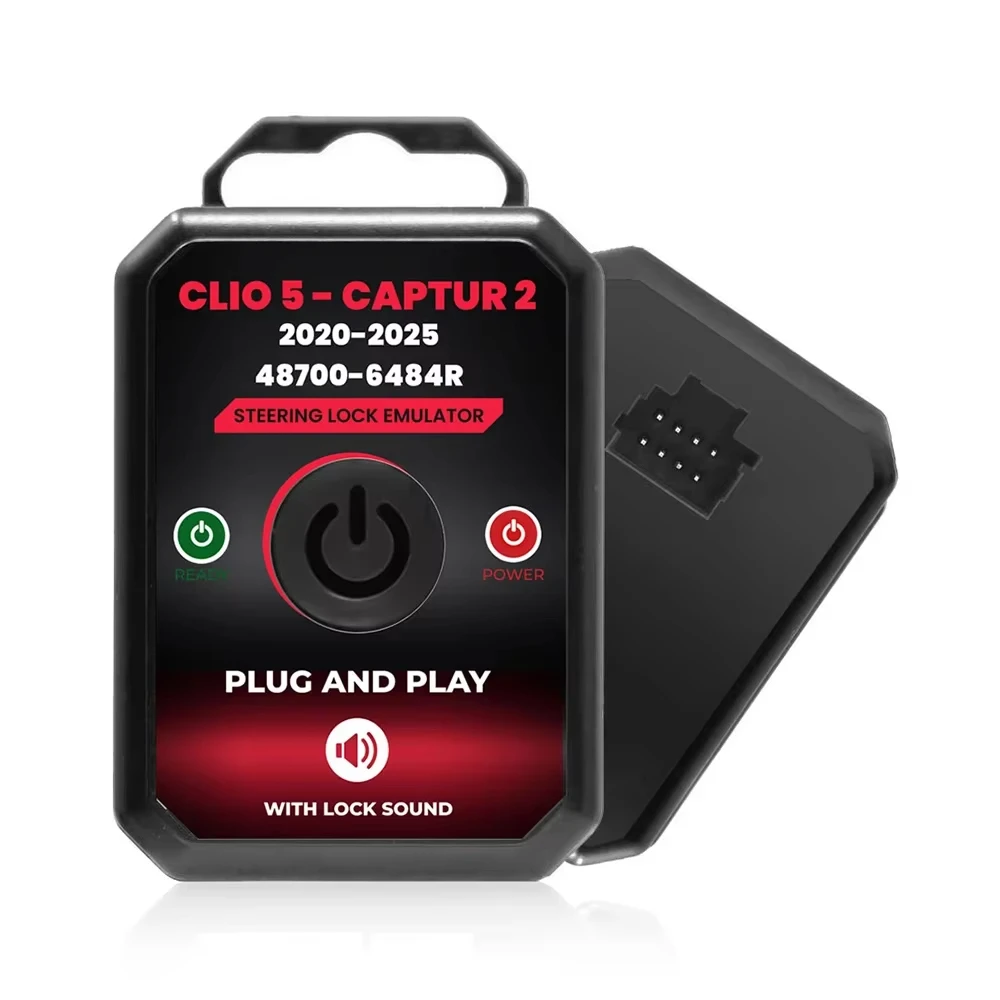 2026 Steering Lock Emulator For Renault Clio 5 Captur 2 2020-2025 Part Number 48700-6484 With Lock Sound No Programming Required