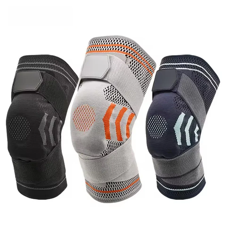 AOLIKES 1PCS Orteza stawu kolanowego Paski podtrzymujące Rękawy uciskowe na kolano dla mężczyzn i kobiet Zwichnięcie łąkotki Zapalenie stawów Sport Ulga w bólu stawów — zdjęcie 2