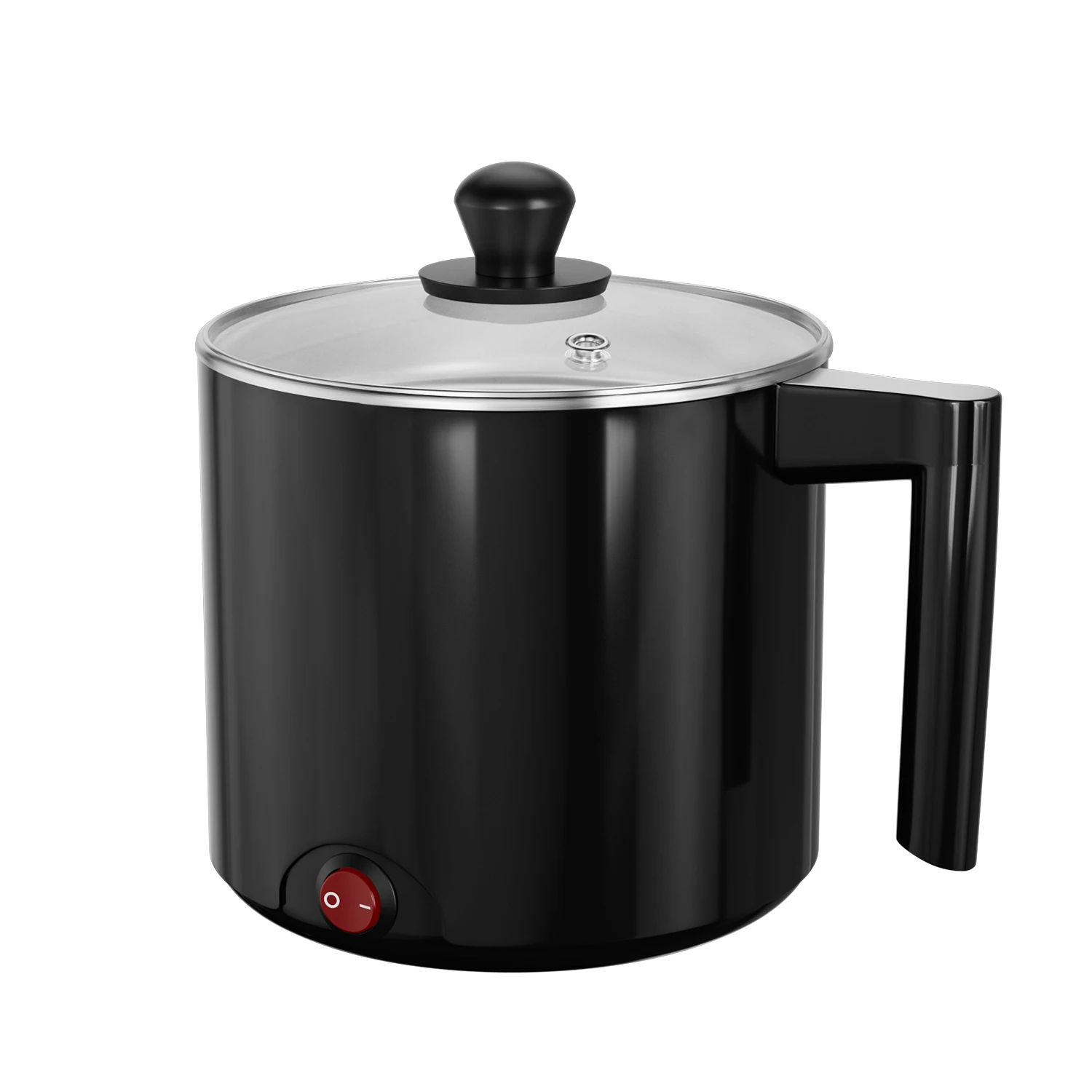 Electric Hot Pot:1.5 L Ramen Cooker, Portable Multi-Functional Pot for Pasta, Noodles, Non-Stick Noodle Cooker for Dorm