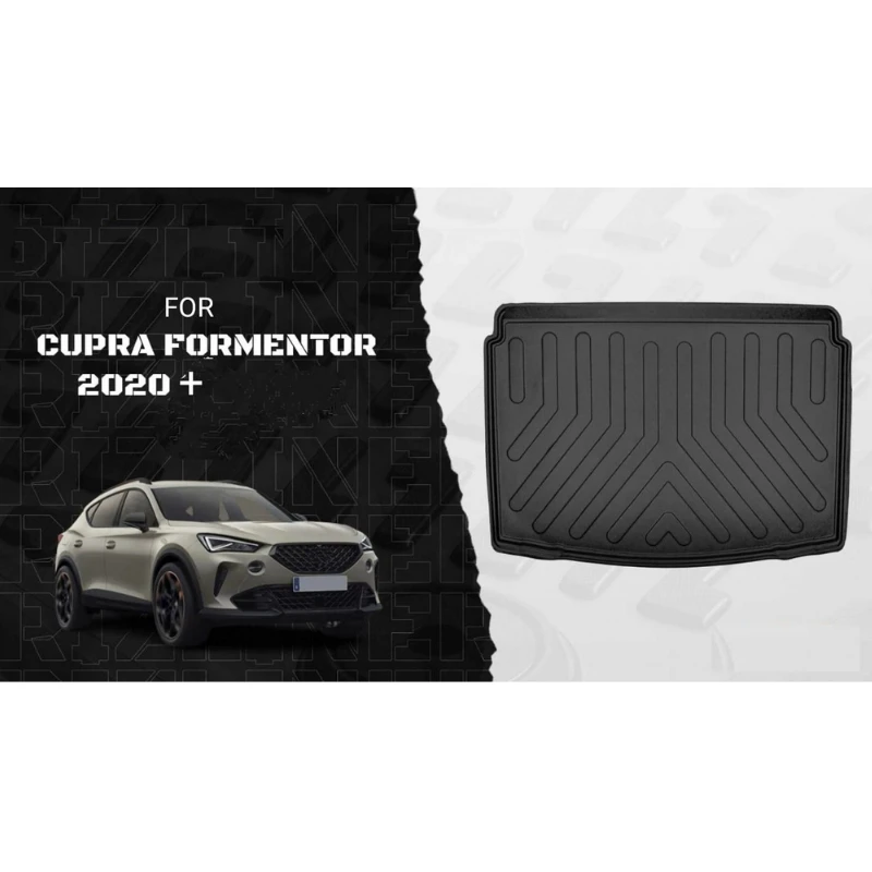 For Cupra Formentor 2020 2021 2022 2023 Waterproof Non Slip Trunk Pool Mat Car Full Surround Protector Rubber Luxury TPE Durable