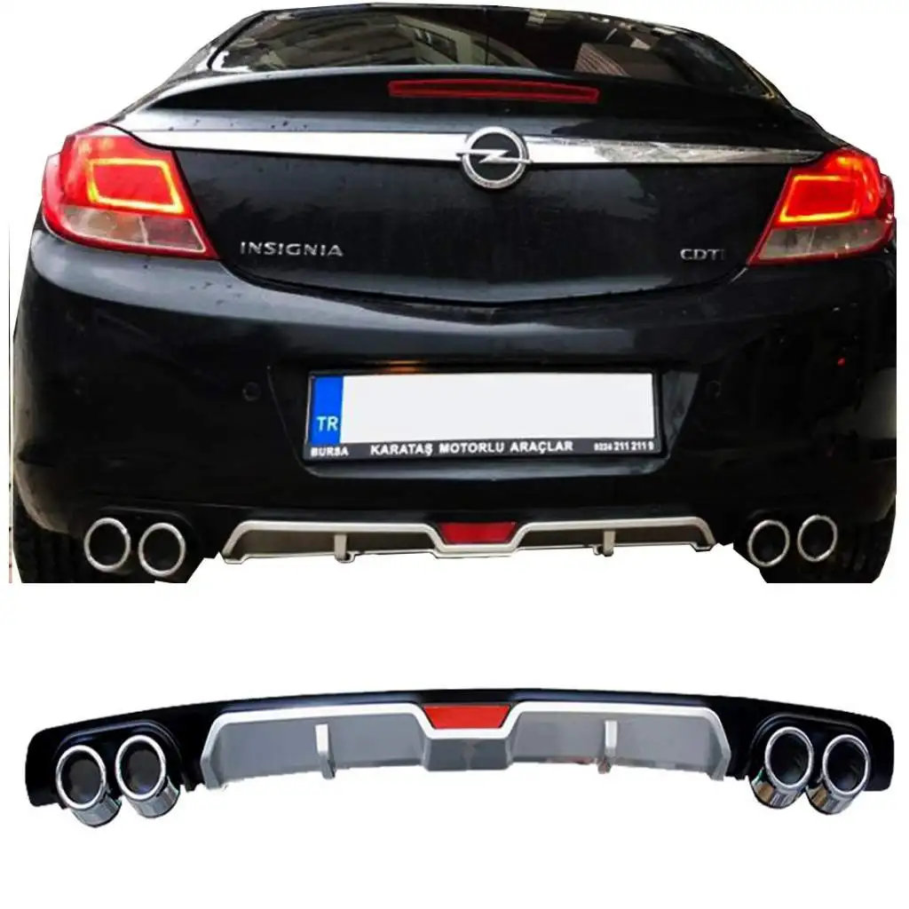 For Opel Insignia Universal Diffuser Extension Rear Bumper Attachment Car Styling Auto