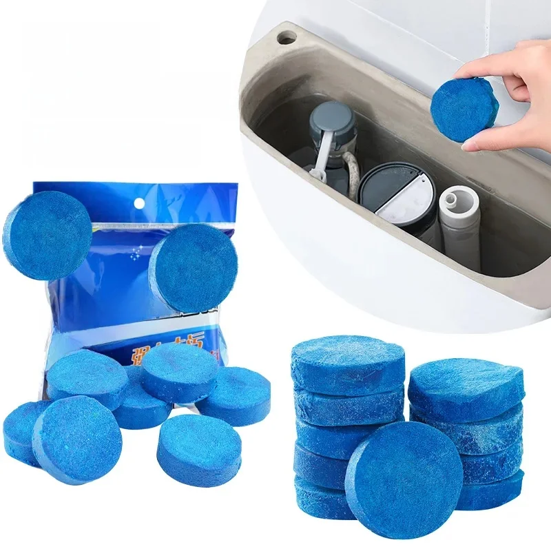 Nettoyant pour cuvette de toilette autonettoyant automatique 10 comprimés bulle bleue citron parfum de lavande désodorisant puissant pour salle de bain WC Fres
