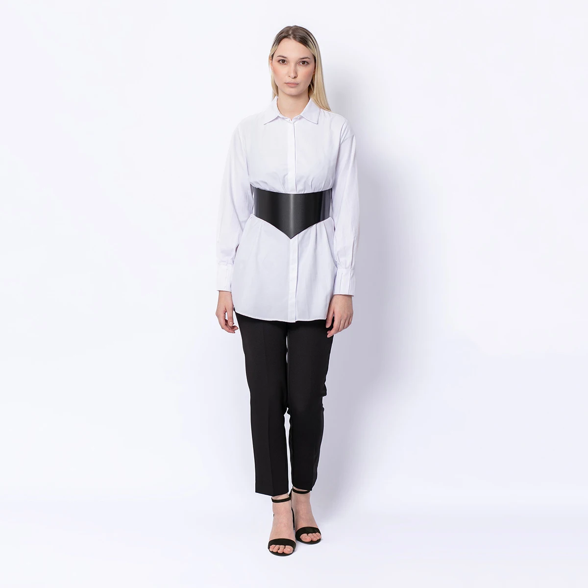 Women Trend Punk Belt Fashion Belt Female Street Style Underbust Corset Belt Wear Corset Top Clothing Women Leather Corset