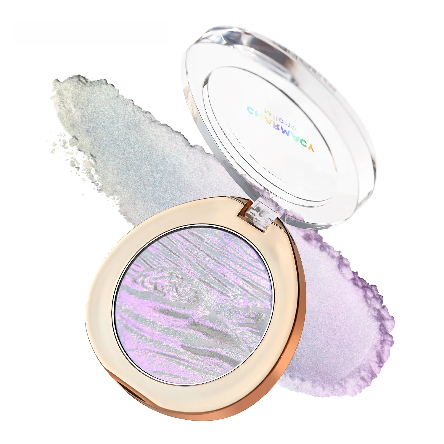 CHARMACY Duochrome Pigment-Textmarker, glitzernd, langlebig, mehrfarbig, professioneller Textmarker, Kosmetik-Make-up für Frauen