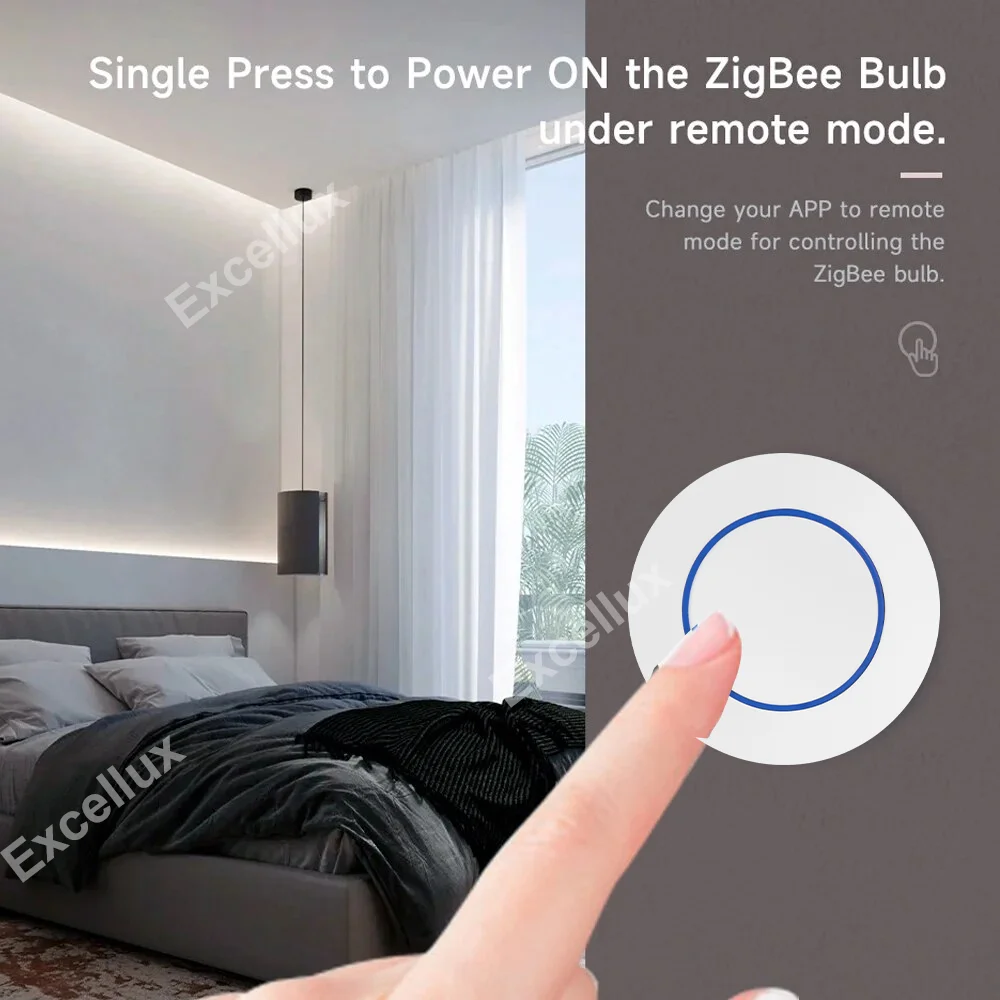 Tuya Zigbee Smart Scene Switch Wireless Smart Home Scene Switch Zigbee Smart Button Support Smart Life App Needs Zigbee Gateway