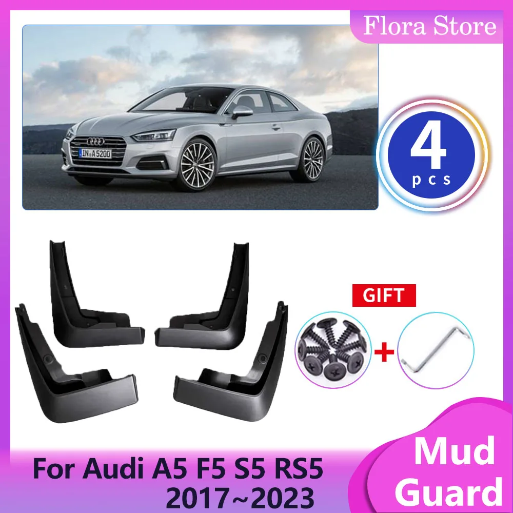 

Задние крышки для Audi A5 F5 S5 RS5 2017 ~ 2023 2018 2019 2020 2021 2022, защита колес, детали для автомобиля, внешние аксессуары